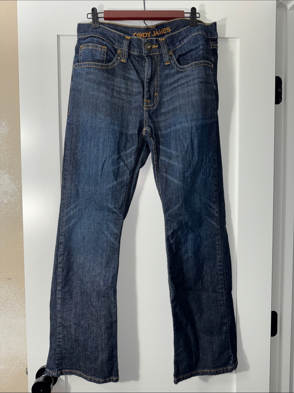 Cody James Men’s Dark Blue Straight-Leg Jeans 32x30